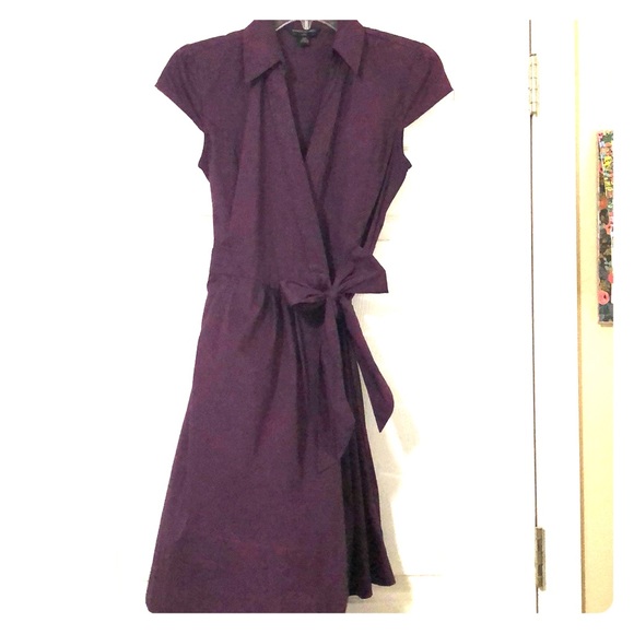 Banana Republic Dresses & Skirts - Banana Republic Dark Purple Shirtdress EUC 00P